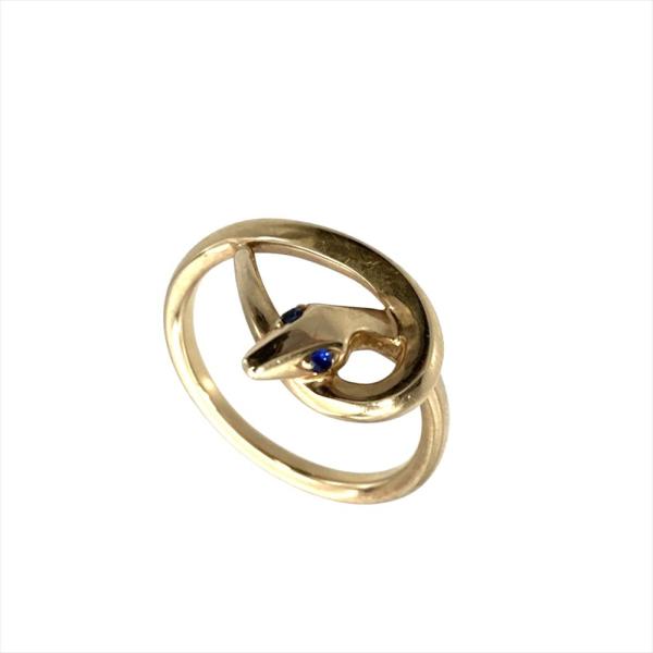 r*読様 K10 ゴールド PYTHON KNOT リング　STAR　Jewel スタージュエリー STAR JEWELRY PYTHON KNOT 蛇 リング 指輪