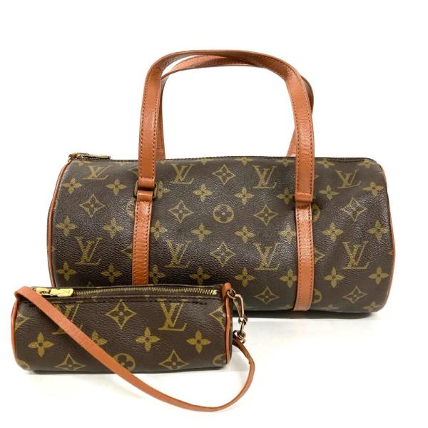 【美品】 ルイヴィトン バッグ パピヨン30 M51365 モノグラム ブラウン ルイ・ヴィトン LOUIS VUITTON パピヨン30 M51365 ブラウン モノグラム