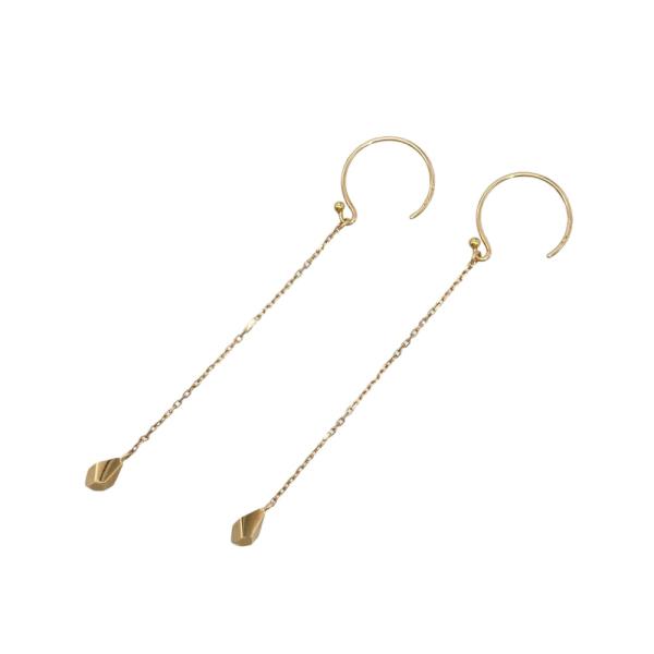 ココシュニック COCOSHNIK ピアス K10YG 0.8g イエローゴールド フック