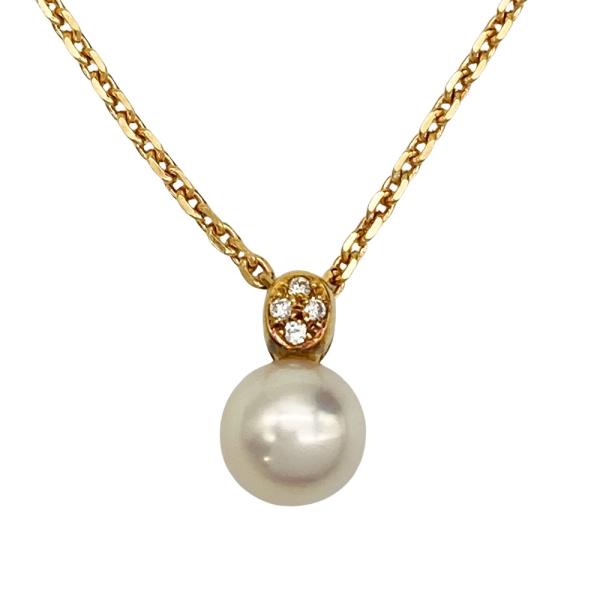 遺品生前整理アクセサリーまとめK18パールトップK18gpネックレスニナリッチ goldplazajp_it8p3yszikri