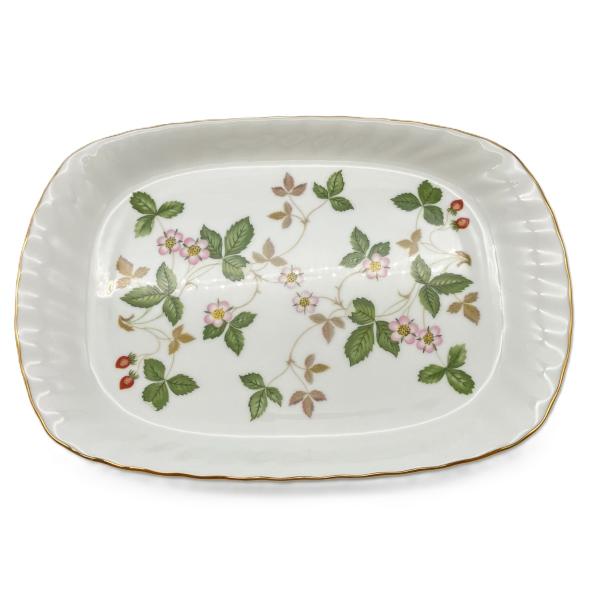 ウェッジウッド WEDGWOOD スパイラルトレイ ワイルドストロベリー WILD