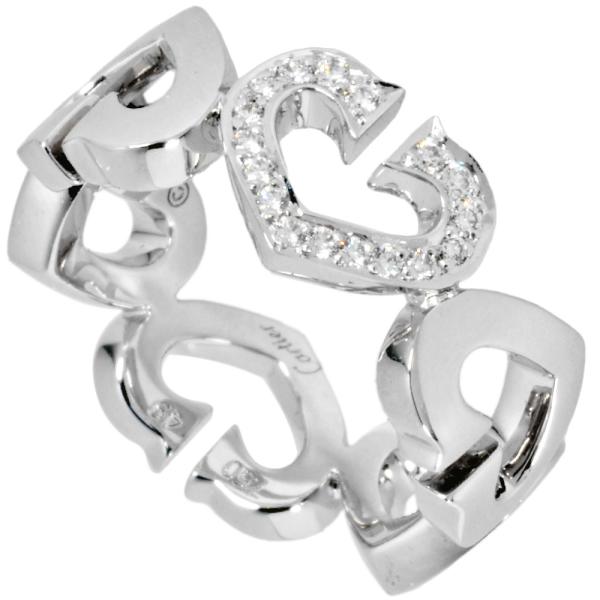 Cartier（カルティエ） Cartier Cハート リング 指輪 ダイヤモンド #49 