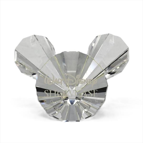 SWAROVSKI - スワロフスキー SWAROVSKI ディズニー Disney ショーケース ミッキー タイトルプレート オブジェ 置物 835357 クリア【中古】 SWAROVSKI スワロフスキー ディズニー Disney ショーケース