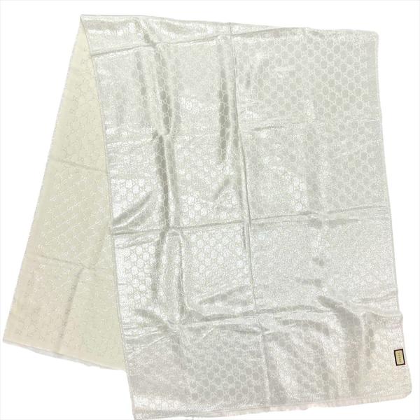 GUCCI（グッチ） GUCCI GG ラメ ストール コットン レーヨン 金属繊維