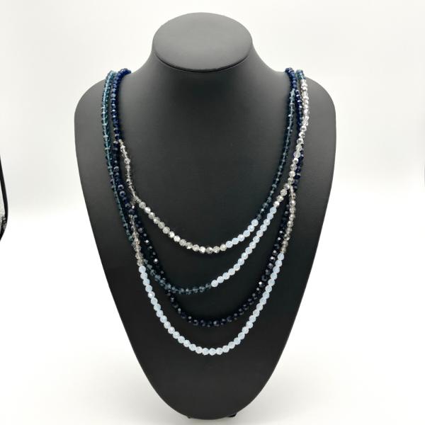 SWAROVSKI（スワロフスキー） ロングネックレス ブルークリスタル