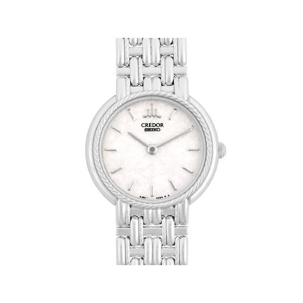 【S】SEIKO CREDOR 腕時計18Kベゼル クレドール CREDOR セイコー SEIKO クレドール 4J80-0A40 K18WG レディース 時計