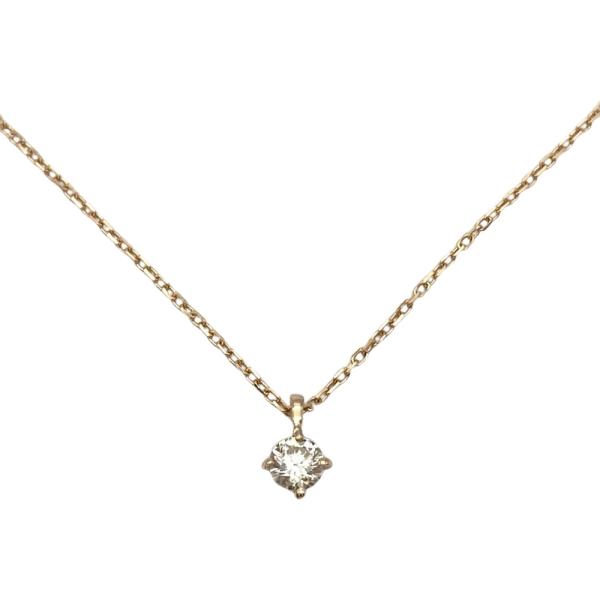 ete エテ ネックレス ダイヤモンド 0.06ct K18PG ピンクゴールド