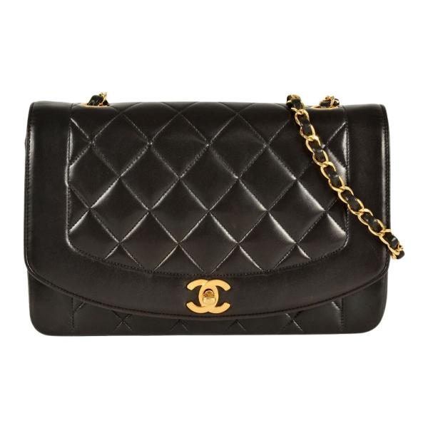 マトラッセ シャネル CHANEL ダイアナ 25 ショルダーバッグ ラムスキン