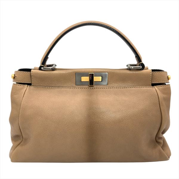 FENDI（フェンディ） ピーカブー ミディアム ハンドバッグ レザー 2579 