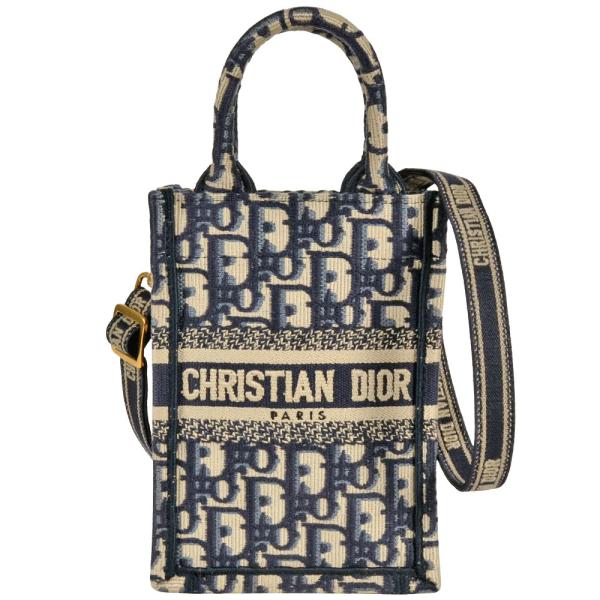 ディオール Dior ブックトート ミニ バーティカル ハンドバッグ 2WAY