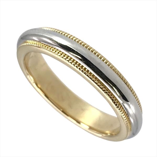 TIFFANY&Co.（ティファニー） ミルグレイン リング 指輪 約6.5号 K18YG