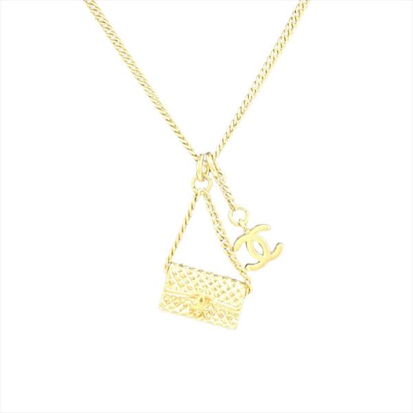 CHANEL（シャネル） マトラッセ バッグモチーフ ネックレス GPg