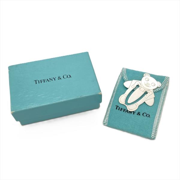 【ドンドン見直し】美品□Tiffany＆Co./ティファニー SV925 イルカ テディベア クマ しおり/ブックマーク 二点セット シルバーカラー 箱・袋付き 総重量11.57g Tiffany & Co. - 【ドンドン見直し】美品□Tiffany＆Co./ティファニー