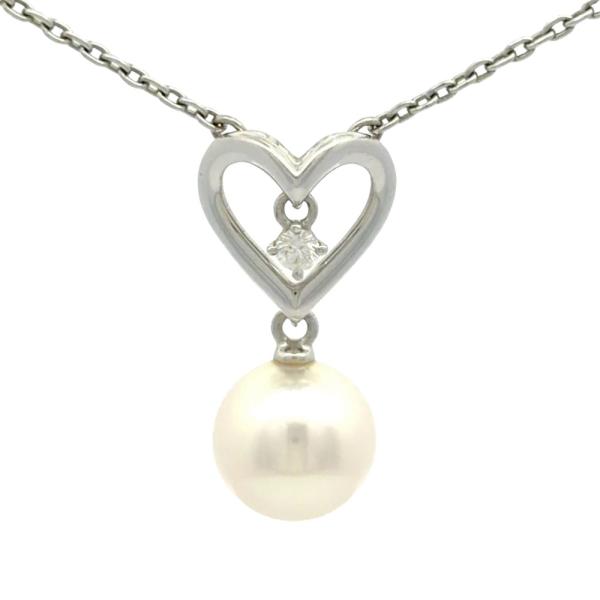 皇室御用達✨ミキモト MIKIMOTO ハートモチーフ 真珠 パール ネックレス MIKIMOTO（ミキモト） MIKIMOTO 1P パール ハート ネックレス