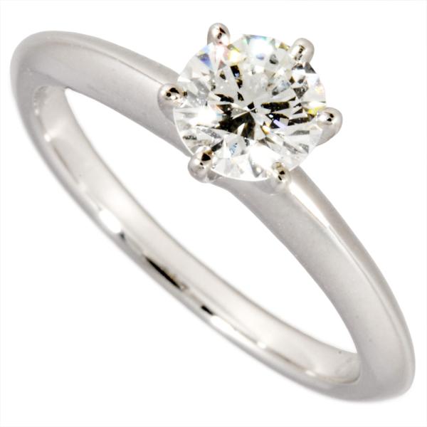 TIFFANY & CO. プラチナソリティアリング TIFFANY&Co.（ティファニー） ソリティア リング 指輪 ダイヤモンド
