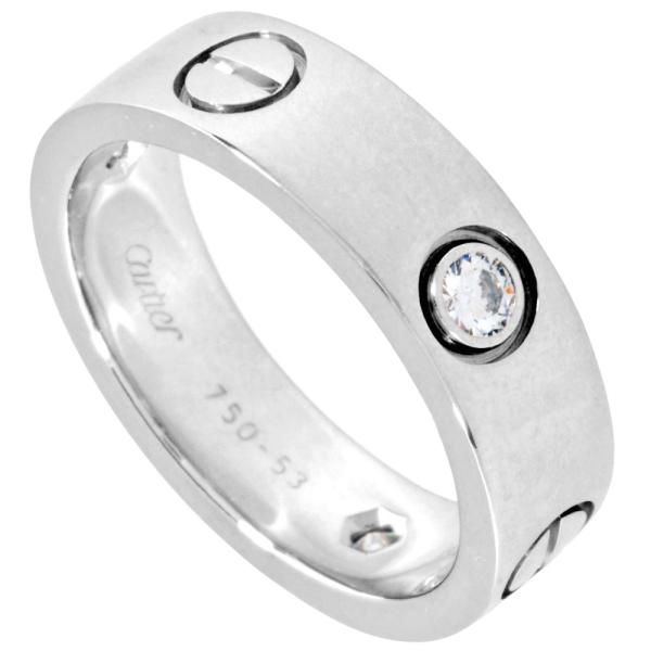 Cartier（カルティエ） Cartier 3P ダイヤ ラブリング リング 指輪