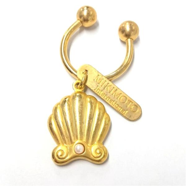 MIKIMOTO ミキモト　キーチェーン　パール MIKIMOTO（ミキモト） 貝殻 シェル パール キーリング キーホルダー