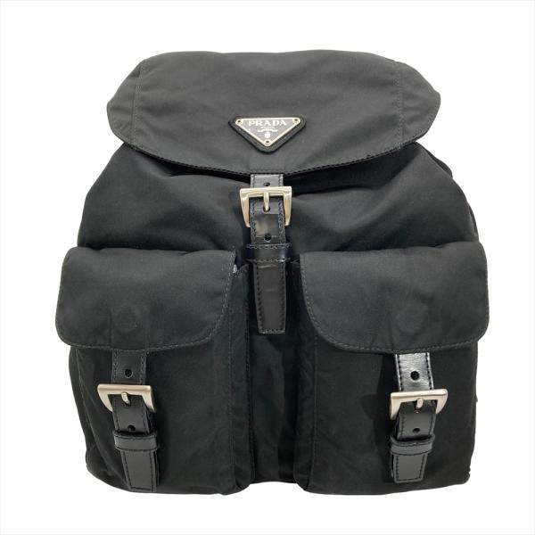 PRADA（プラダ） ナイロン スモール リュック ナイロン レザー B6677