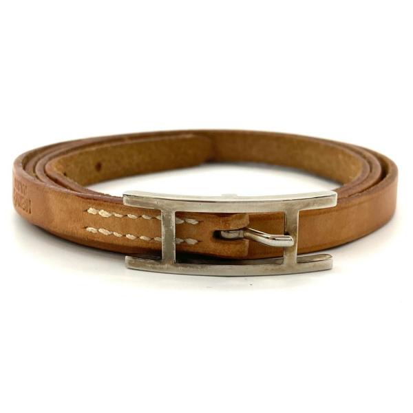 HERMES（エルメス） ブレスレット レザー ブラウン : ゴールドプラザ