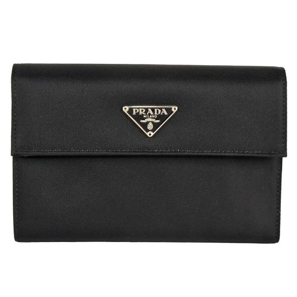 ⭐︎正規品⭐︎PRADA 折りたたみ財布　ブラック テスート ナイロン M510 PRADA プラダ テスート 二つ折り財布 ナイロン レザー M510