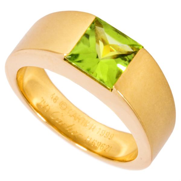 TANK（Cartier） カルティエ Cartier タンク リング 指輪 ペリドット