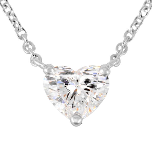 グラフ GRAFF ハートシェイプ ダイヤモンド ペンダント 0.56ct K18WG