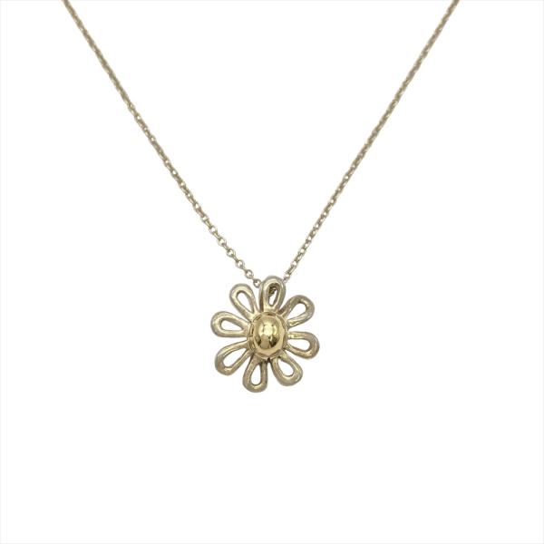 ティファニー Tiffany&amp;Co. フラワー デイジー ネックレス SV925 2.8g 750 シルバー エルサペレッティ  レディース
