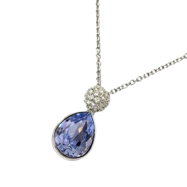 SWAROVSKI（スワロフスキー） ドロップ ブルー ネックレス ストーンg