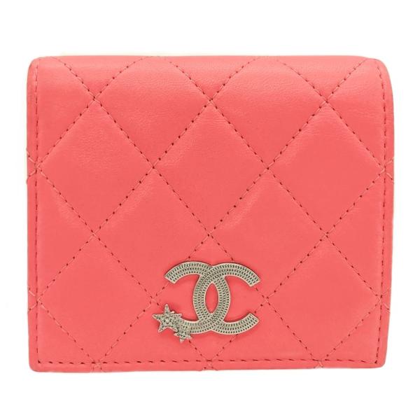 【美品】CHANEL シャネル マトラッセ ココマーク ニつ折り財布 ラムスキン 楽天市場】シャネル 財布 レディース ココマーク フラップ