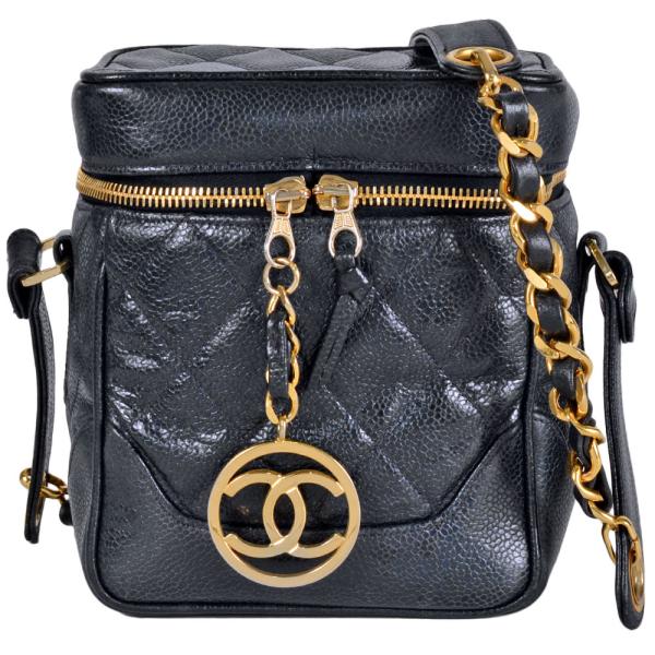 CHANEL バニティ チェーンショルダーバッグ ゴールド シャネル CHANEL バニティチェーンショルダー AP4064 シルバー