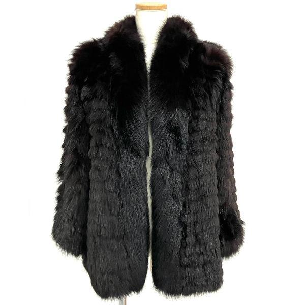 毛皮コート　ファーコート　高級毛皮　ダークブラウン FOXEY ファーコート 毛皮 ダークブラウン レディース : ゴールドプラザ