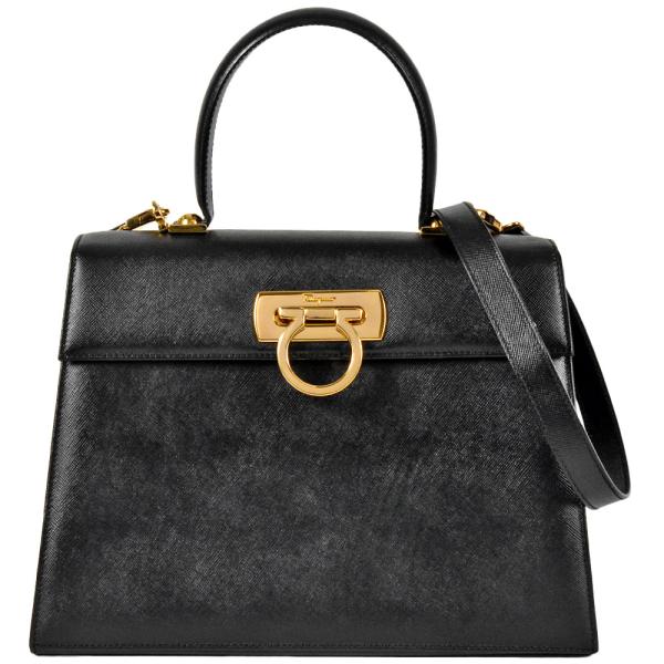フェラガモ Ferragamo ガンチーニ ハンドバッグ 2WAY レザー 21 2181