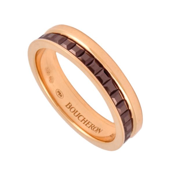 ブシュロン キャトル クラシック リング ハーフ ブラウン 11号 QUATRE CLASSIQUE キャトル クラシック | ウエディングリング