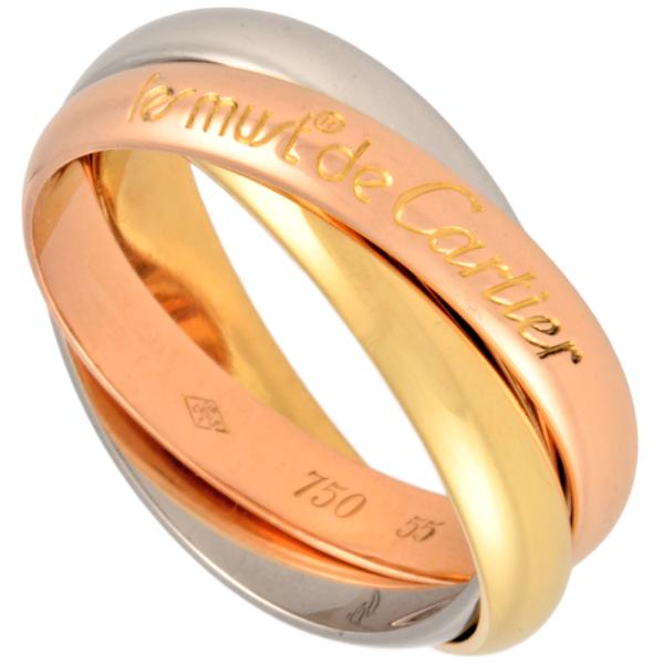 Cartier トリニティリング　#55 9g TRINITY（Cartier） カルティエ Cartier トリニティ MM クラシック