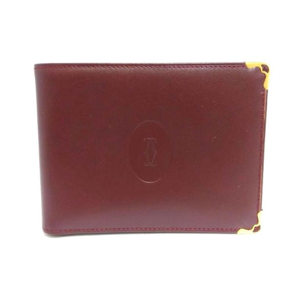 MUST DE CARTIER カルティエ Cartier マストライン 二つ折り財布