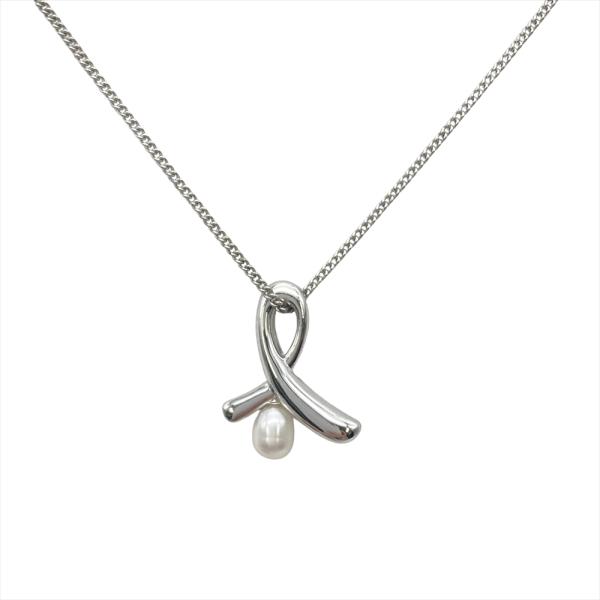 タサキ TASAKI パール ネックレス ペンダントトップ シルバー 3.6g