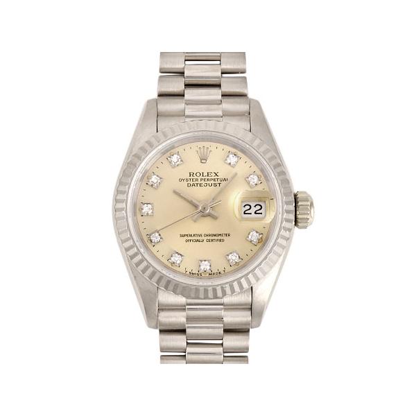 ROLEX デイトジャスト 69179BIC K18WG 10PD レディース ROLEX - ROLEX デイトジャスト 69179BIC K18WG 10PD レディースの通販