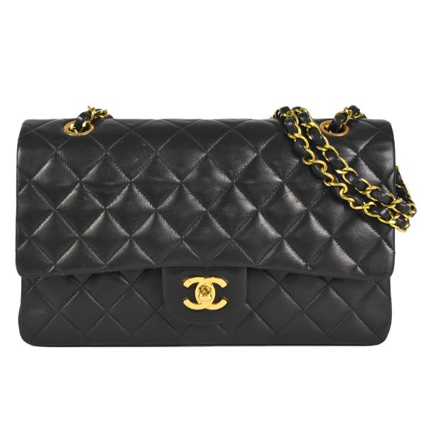 シャネル ショルダーバッグ 目を惹く可愛さリボン付き25K】CHANEL ショルダーバッグ (CHANEL