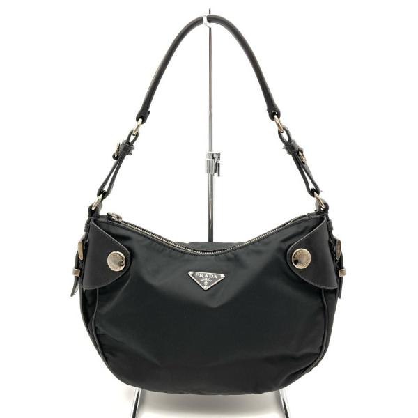 PRADA プラダ ショルダーバッグ ナイロン BR2698 ブラック 三角