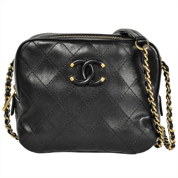 CHANEL シャネル マトラッセ チェーン ショルダーバッグ レザー