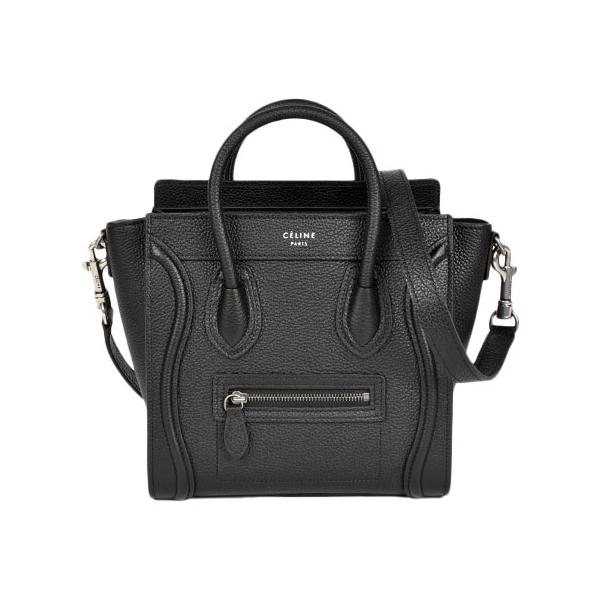 セリーヌ　ラゲージ　ナノ　ショルダー付き CELINE（セリーヌ） ラゲージ ナノ ショッパー ショルダーストラップ付