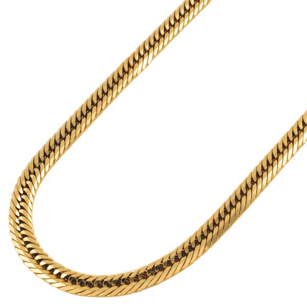 喜平 キヘイ 12面 トリプル ネックレス K18YG 32.6g 55cm : ゴールド