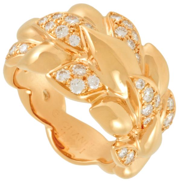 CHANEL（シャネル） リーフ デザイン リング 指輪 ダイヤモンド 約11号