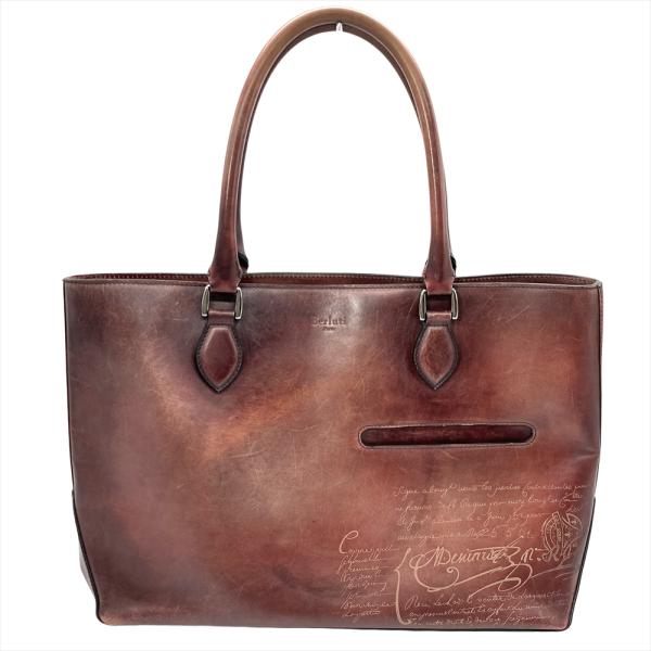ベルルッティ Berluti トゥジュール スクリット トートバッグ レザー