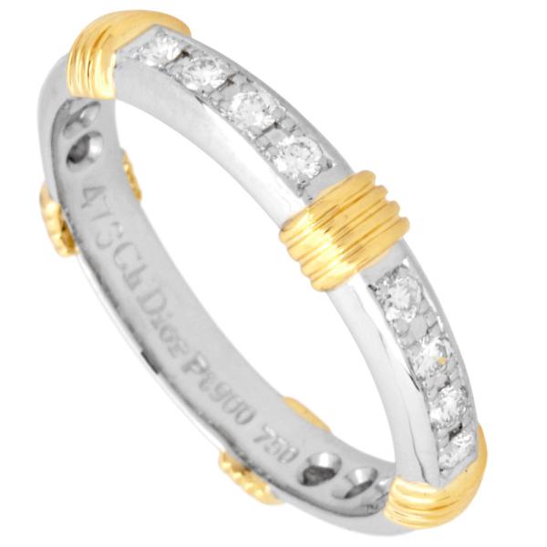 【最終値下げ】Dior レディース リング 10号 Sサイズ Christian Dior ディオール リング コンビカラー 12.5号 K18YG
