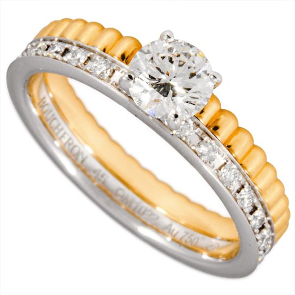 Boucheron キャトル ラディアント ソリテール リング　サイズ49 goldplazajp_itmeukrn9c0g