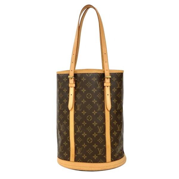 ルイ・ヴィトン バケットバッグ ブラウン キャンバス LOUIS VUITTON（ルイ・ヴィトン） バケット GM トートバッグ