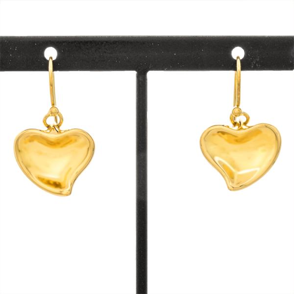 TIFFANY&Co.　ティファニー　エルサペレッティ フルハート ナゲットイヤリング　シルバー925　耳飾り　ジュエリー　アクセサリー　レディース　【中古】 TIFFANY&Co.（ティファニー） イヤリング ナゲット エルサペレッティ