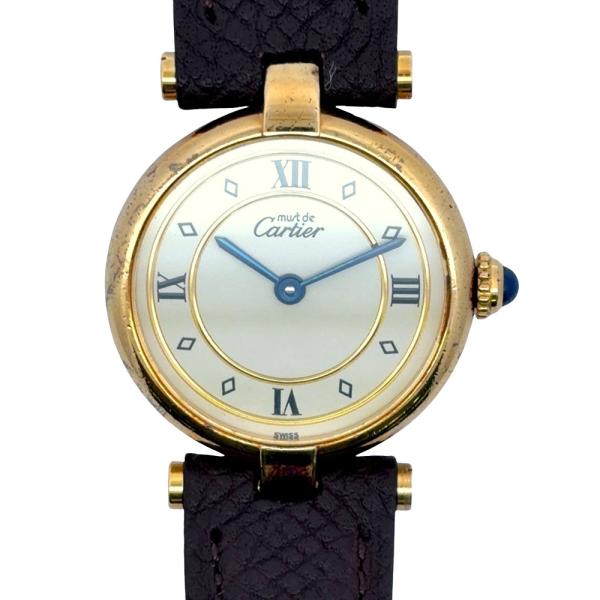 Cartier カルティエ Must de Cartier ヴェルメイユ 腕時計 MUST DE CARTIER カルティエ Cartier 590004 マストヴァンドーム SM