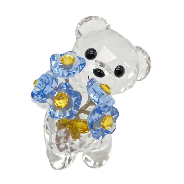 SWAROVSKI（スワロフスキー） クリスベア 忘れな草 フォーゲットミー